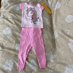 Baby Girls’ PJ & Me Unicorn Long Sleeve Pajama Set Size 12M
